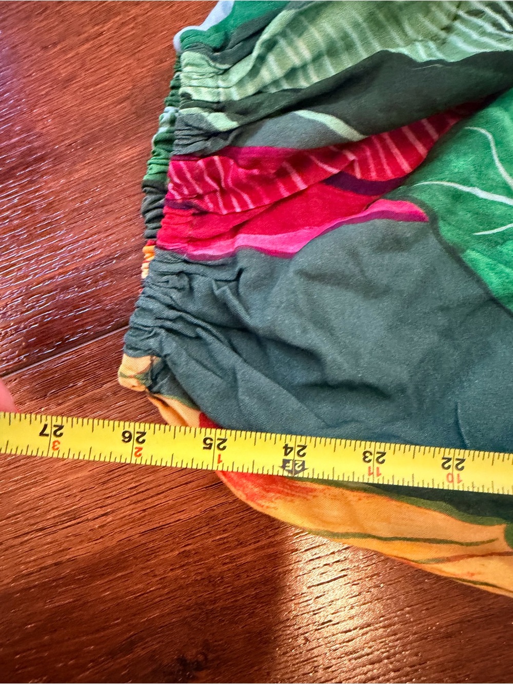 FARM Rio Green Tropical Parrot Print Harem Pants - Picture 2 of 4